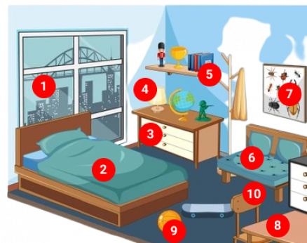 Soal My Bedroom Kelas 1 SD